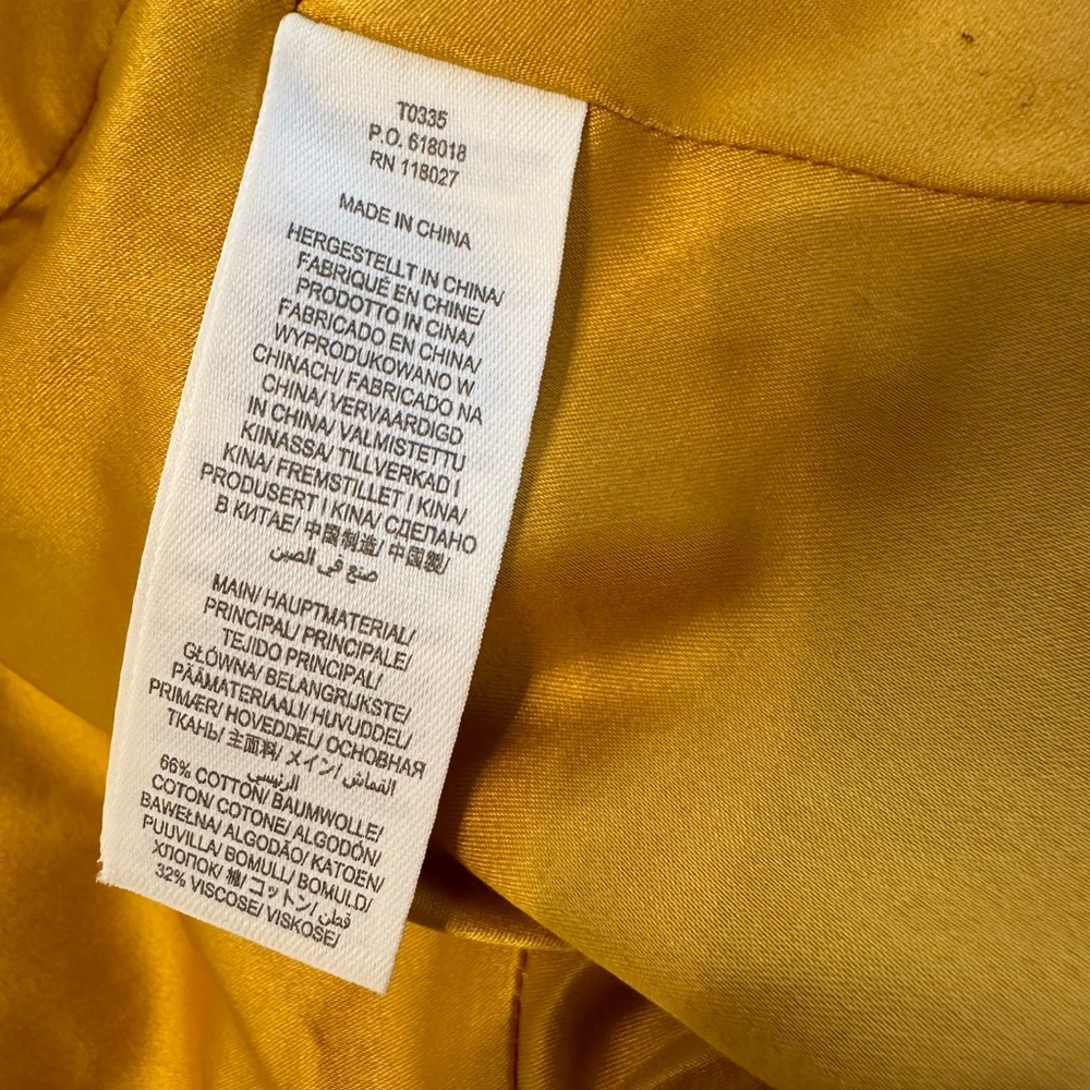 Boden Yellow Blazer Jacket 16/18 - Picture 6 of 9